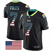 Nike Jaguars 7 Nick Foles Black USA Flag Fashion Limited Jersey Dyin,baseball caps,new era cap wholesale,wholesale hats